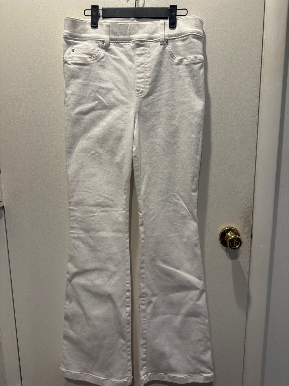 SPANX White Flare Jeans